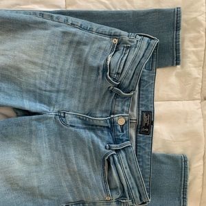 Light Wash A&F Skinny Jeans